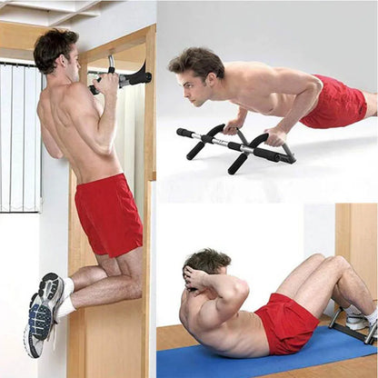 Adjustable Door Frame Chin-Up Bar for Home Workout and Fitness Training